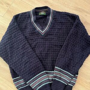Jantzen V neck Sweater Vintage Large